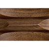 Noir Novie Console, Small, Black Steel w/ Dark Walnut, 46" W