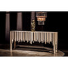 Noir Desdemona Sideboard w/ 3 Drawers, Bleached Elm, 76" W