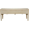 Noir Desdemona Sideboard w/ 3 Drawers, Bleached Elm, 76" W