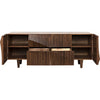 Noir Jin-Ho Sideboard, Dark Walnut, 78" W