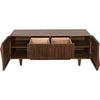 Noir Jin-Ho Sideboard, Dark Walnut, 78" W