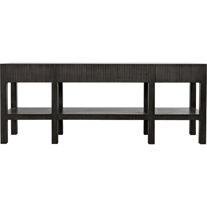 Noir Conrad Console, Pale - Mahogany & Veneer, 81" W