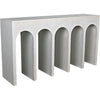 Noir Bridge Console, White Wash - Mahogany & Veneer, 59" W
