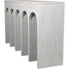 Noir Bridge Console, White Wash - Mahogany & Veneer, 59" W