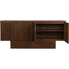 Noir Mr. Smith Sideboard, Dark Walnut, 77.5" W