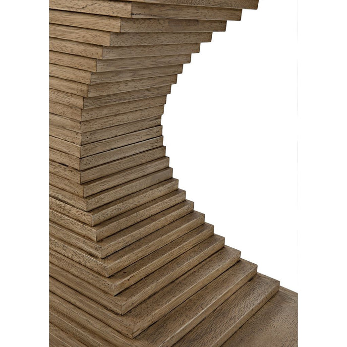 Noir Cambio Console, Bleached Walnut, 72" W