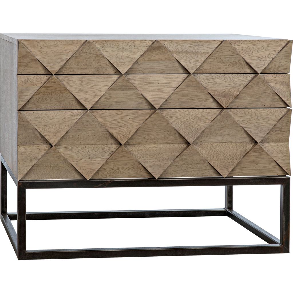 Primary vendor image of Noir Draco Sideboard w/ Steel Stand, Washed Walnut, 36" W