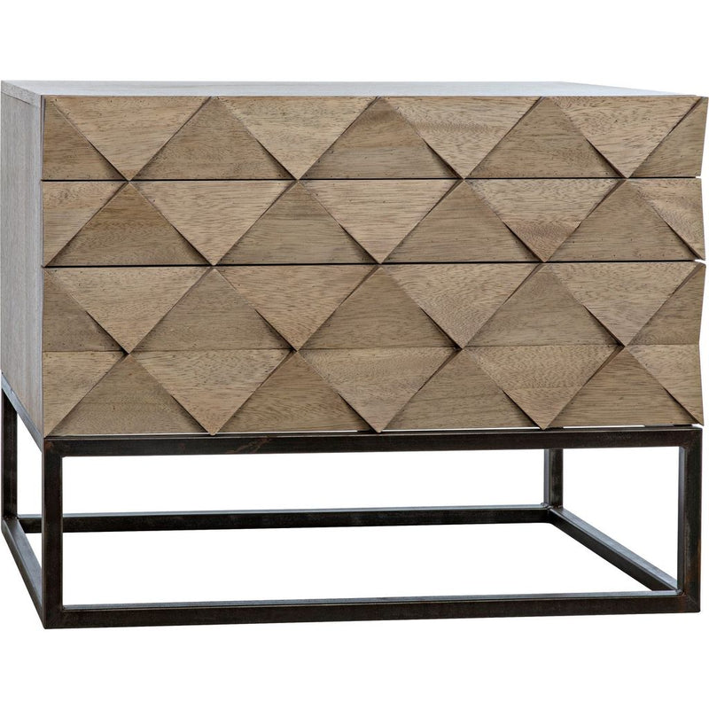 Primary vendor image of Noir Draco Sideboard w/ Steel Stand, Washed Walnut, 36