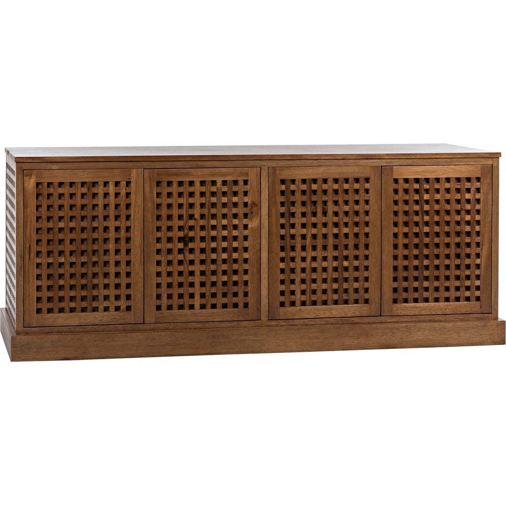 Primary vendor image of Noir Genti 4 Door Sideboard, Dark Walnut, 79" W