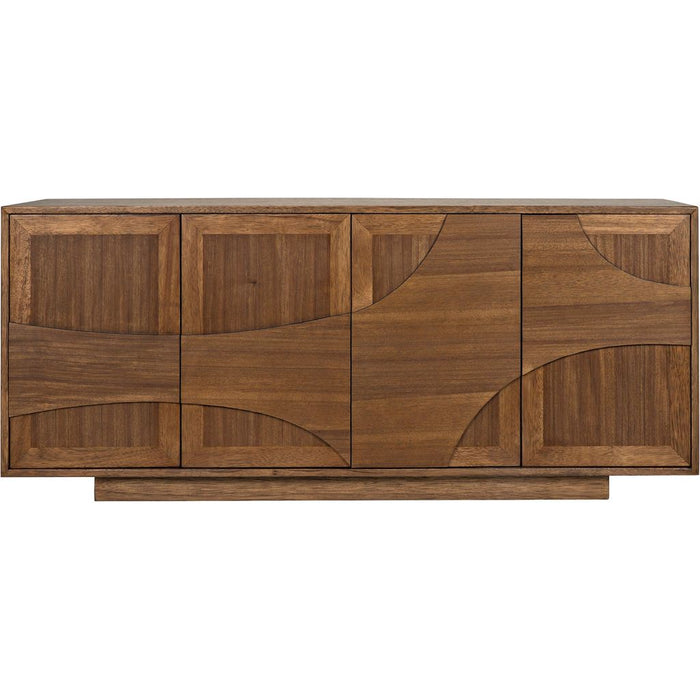 Noir Collage Sideboard, Dark Walnut, 75" W