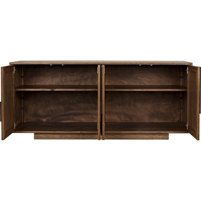Noir Collage Sideboard, Dark Walnut, 75" W