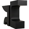 Noir Shiba Console, Black Steel, 60" W