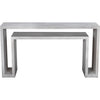 Noir Caine Console, White Wash - Mahogany & Veneer, 56" W
