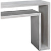 Noir Caine Console, White Wash - Mahogany & Veneer, 56" W
