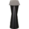 Noir Salt & Pepper Console, Black Steel, 59" W