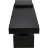 Noir Impendeo Console, Black Steel, 73" W