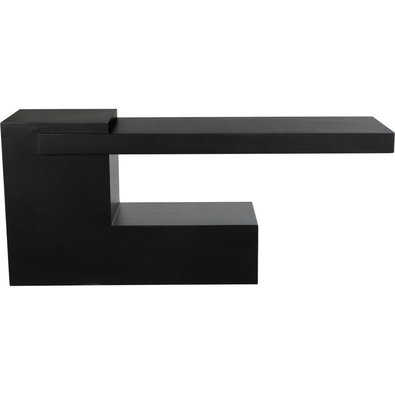 Primary vendor image of Noir Impendeo Console, Black Steel, 73