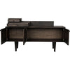 Noir Hermes Sideboard, Ebony Walnut, 72" W