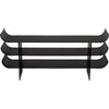 Noir Kyoto Console, Black Steel, 74" W