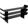 Noir Kyoto Console, Black Steel, 74" W