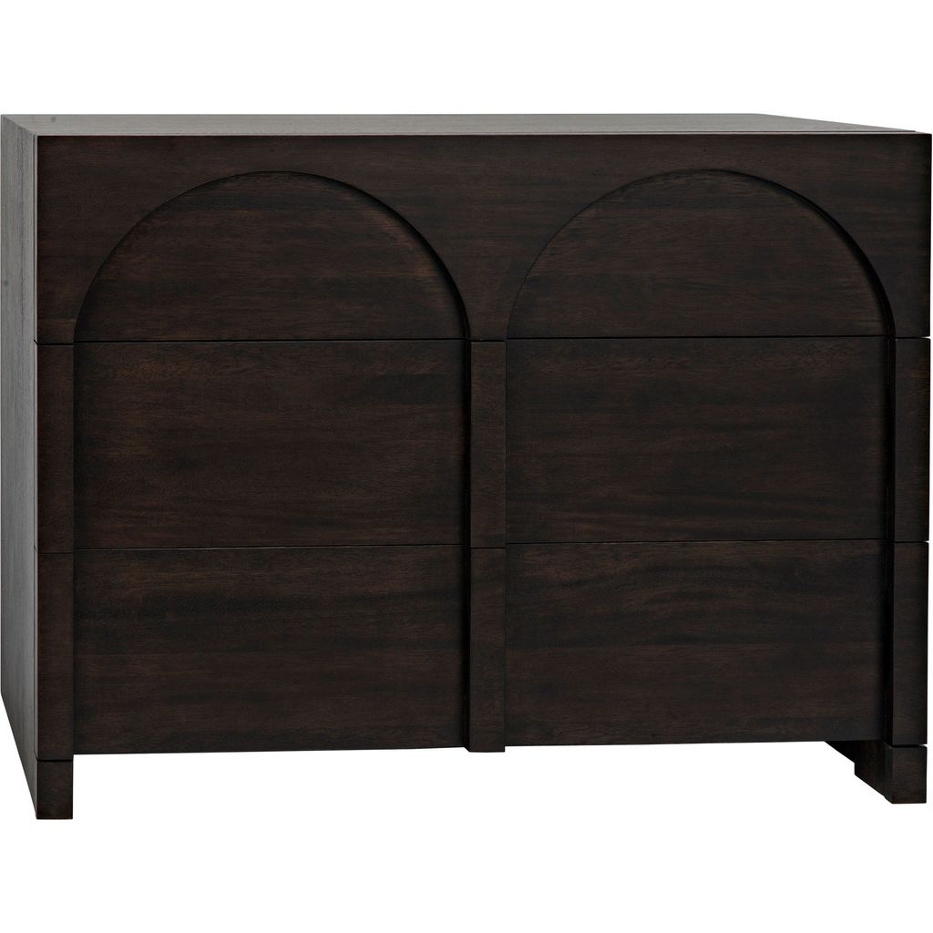 Noir Verne Sideboard, Ebony Walnut, 40" W