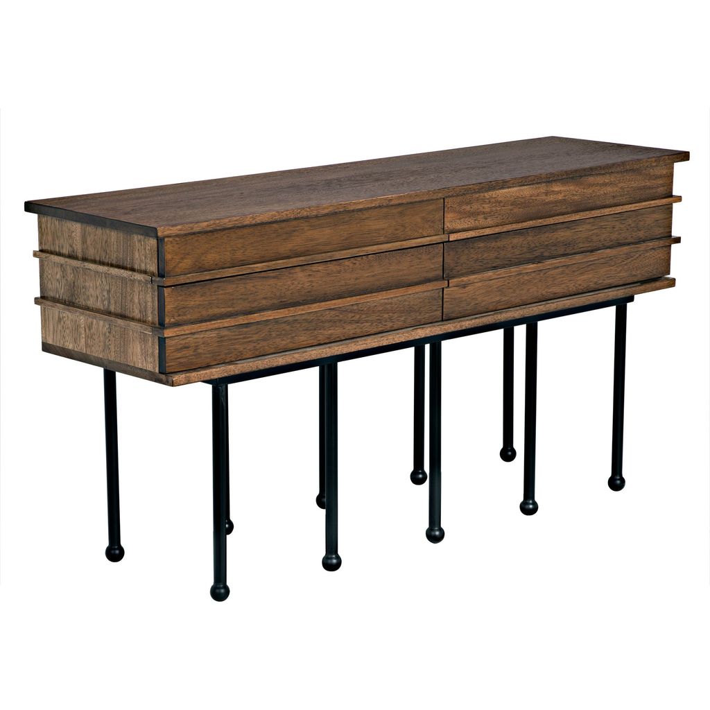 Primary vendor image of Noir Oliver Console, Dark Walnut, 60" W