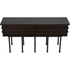 Noir Oliver Console, Ebony Walnut, 60" W