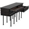 Noir Oliver Console, Ebony Walnut, 60" W