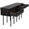 Noir Oliver Console, Ebony Walnut, 60" W