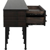 Noir Oliver Console, Ebony Walnut, 60" W