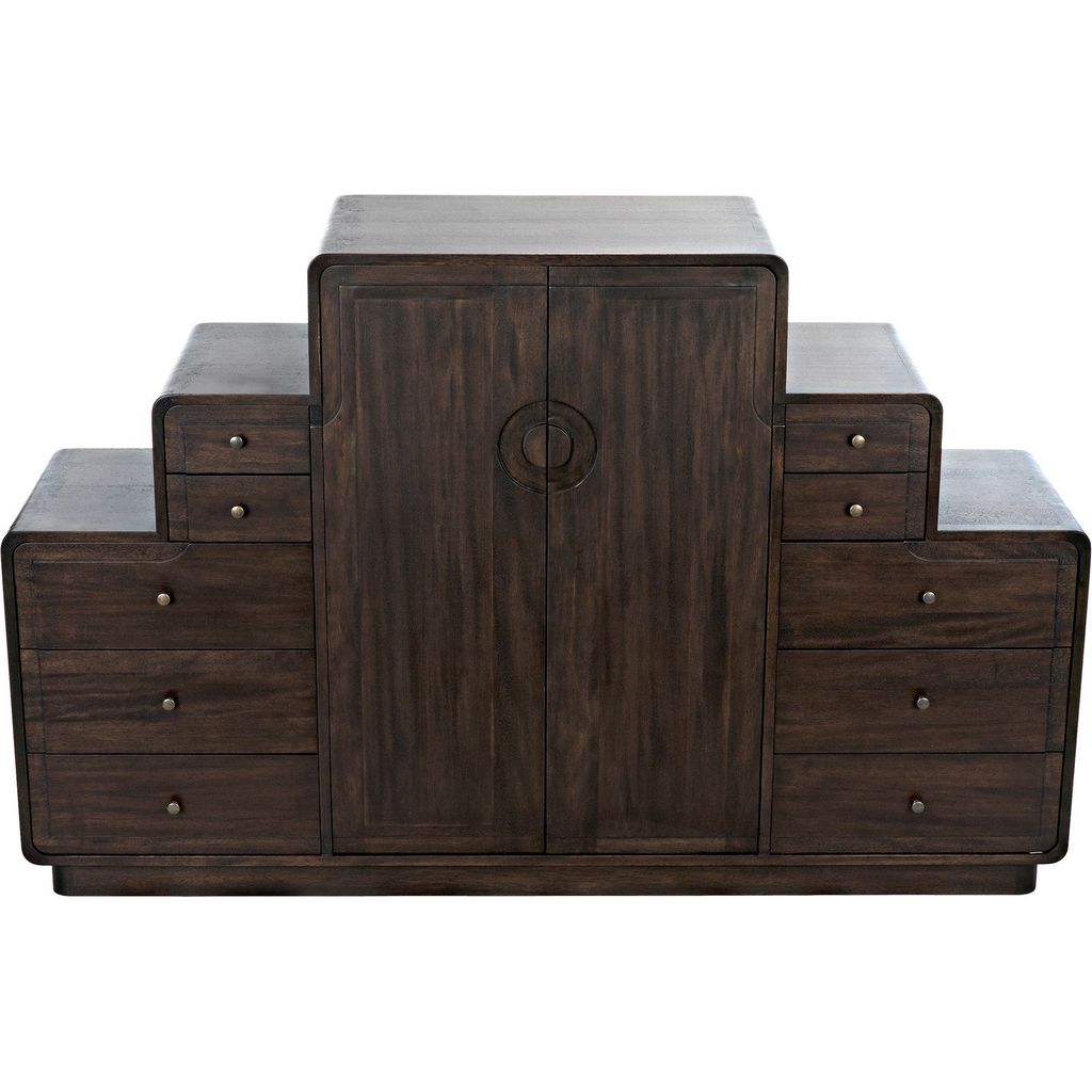 Noir Nova Sideboard, Ebony Walnut, 77.5" W