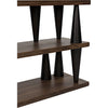 Noir Mood Console, Ebony & Dark Walnut, 60" W