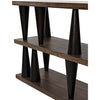 Noir Mood Console, Ebony & Dark Walnut, 60" W