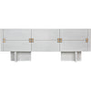 Noir Amidala Sideboard, White Wash - Mahogany, 80" W