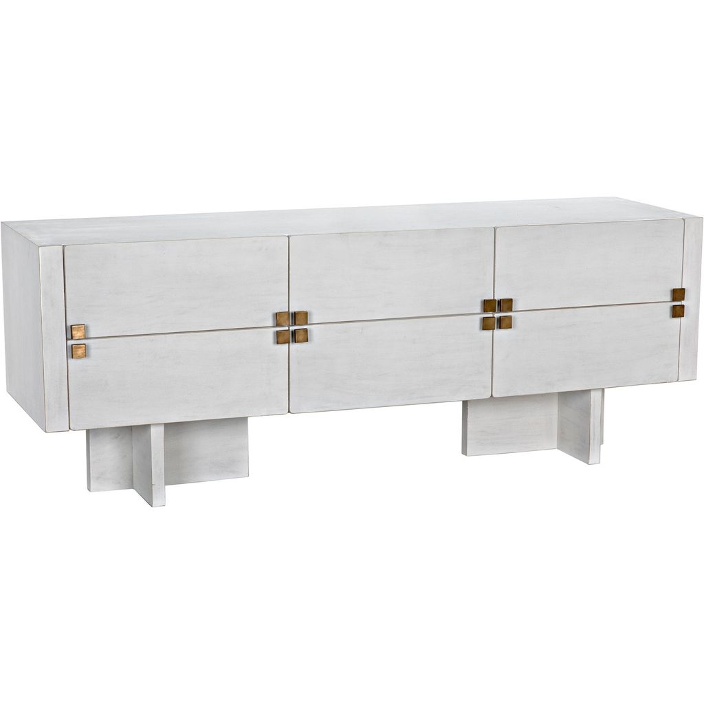 Primary vendor image of Noir Amidala Sideboard, White Wash - Mahogany, 80" W