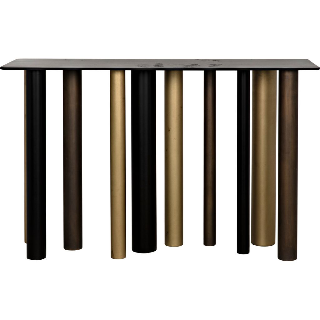 Primary vendor image of Noir Tessio Console, Steel, 48" W