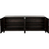 Noir Holden Sideboard, Ebony Walnut, 82" W