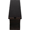 Noir Ray Console, Pale - Mahogany & Veneer, 42" W