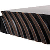 Noir Ray Console, Pale - Mahogany & Veneer, 42" W