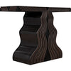 Noir Ray Console, Pale - Mahogany & Veneer, 42" W