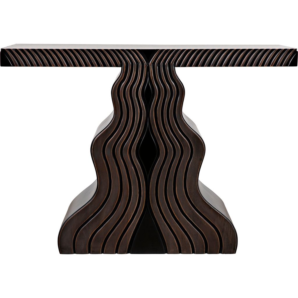 Primary vendor image of Noir Ray Console, Pale - Mahogany & Veneer, 42" W