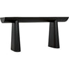 Noir Winston Console, Black Metal - Industrial Steel, 64" W