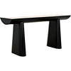 Noir Winston Console, Black Metal - Industrial Steel, 64" W