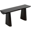 Noir Winston Console, Black Metal - Industrial Steel, 64" W