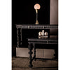 Noir Portuguese Console, Hand Rubbed Black - Mahogany & Veneer, 72.5" W