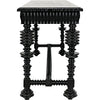 Noir Portuguese Console, Hand Rubbed Black - Mahogany & Veneer, 72.5" W