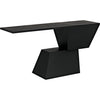 Noir Pieta Console, Black Steel, 62" W