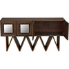 Noir Jean-Michel Sideboard, Dark Walnut w/ Mirror, 60" W