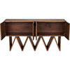 Noir Jean-Michel Sideboard, Dark Walnut w/ Mirror, 60" W