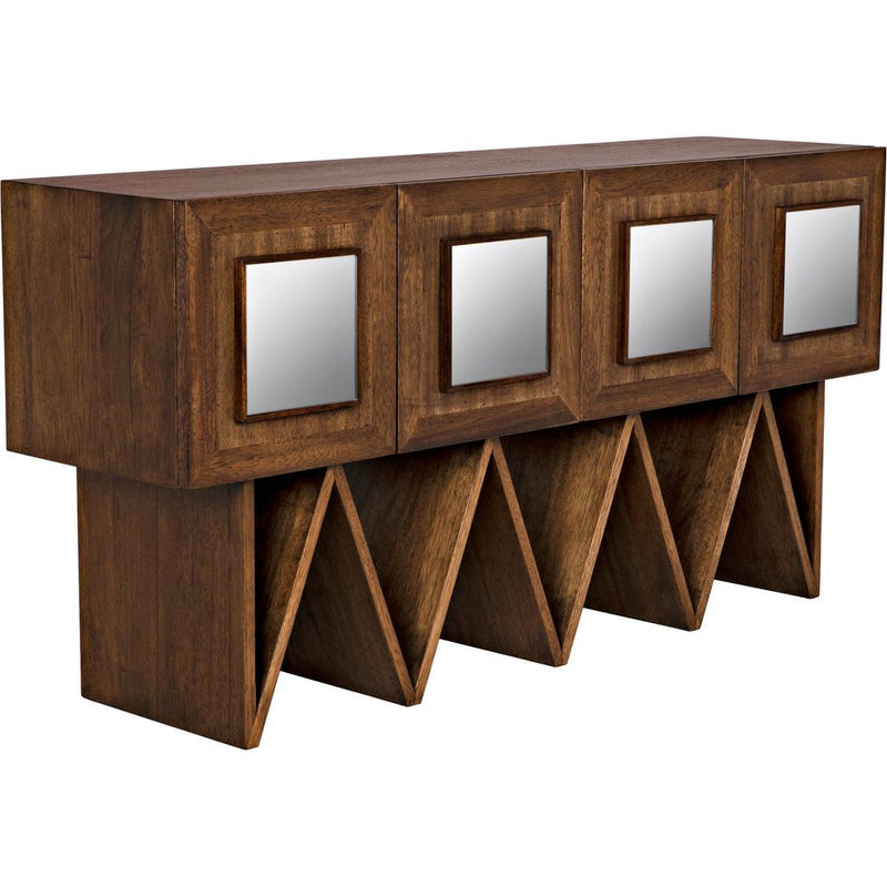 Primary vendor image of Noir Jean-Michel Sideboard, Dark Walnut w/ Mirror, 60